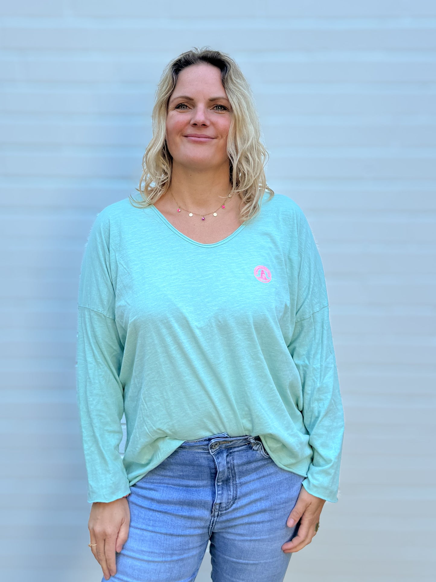 Basic Longsleeve mit Logo