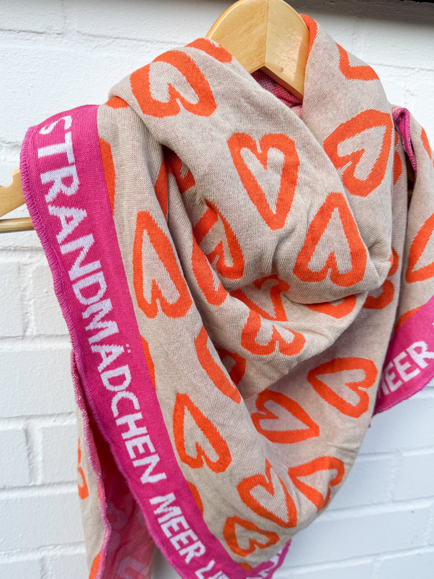 XL Dreieckstuch HERZEN